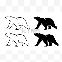 北极北极熊图片_北极的北极熊象征