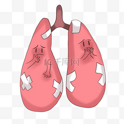 肺部医疗图片_内脏疾病肺部感染医疗疾病呼吸道