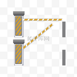 通道图片_门禁汽车障碍开关卡通