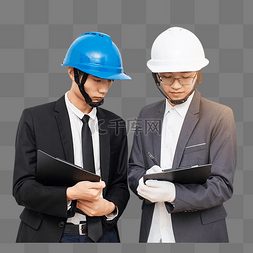 建筑工人施工图纸图片_工人安全帽建筑工程工程师施工 