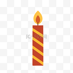 伊朗新年燃烧的红色蜡烛