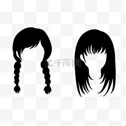 两支辫子图片_辫子和长发女士发型贴图