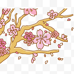 樱花季樱花树樱花盛开