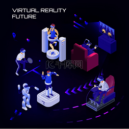 用户视图图片_虚拟现实未来能力、运动训练、游