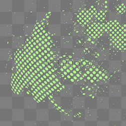 波点放射图片_绿色圆点污渍绿色墨迹装饰