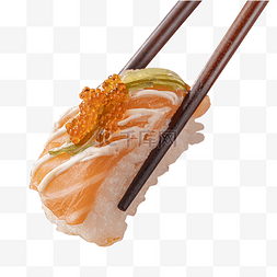 筷子夹寿司日式寿司小吃
