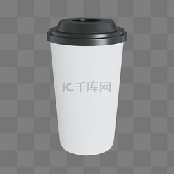 杯子样机psd图片_3DC4D立体咖啡杯