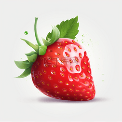 水果图片_红色夏季水果草莓