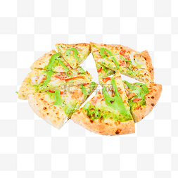 不健康食品图片_不健康切开披萨