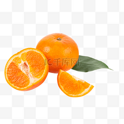 柑橘水果图片_切开澳柑水果