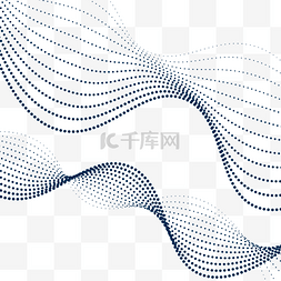 几何波点元素图片_波点弥散曲线纹理底纹