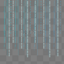 数字图片_蓝色科技数字代码装饰01程序