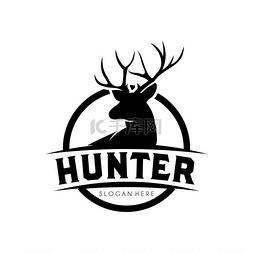 vi空白模板设计图片_鹿猎俱乐部标志设计、古董牌猎人