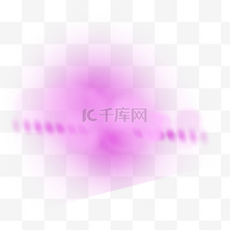圆圈光影效果图片_紫色光影波纹抽象光效