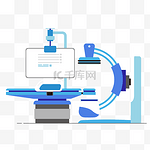 医疗器械扁平矢量