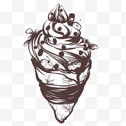 复古冰淇淋单色