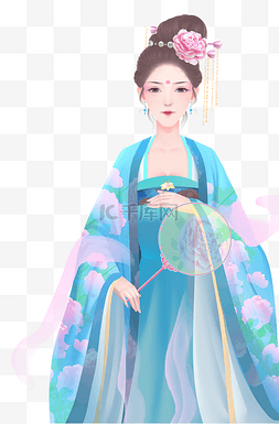 古风拿图片_古风古代汉服仕女