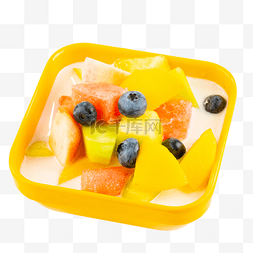 酸奶水果捞图片_水果沙拉西餐沙拉
