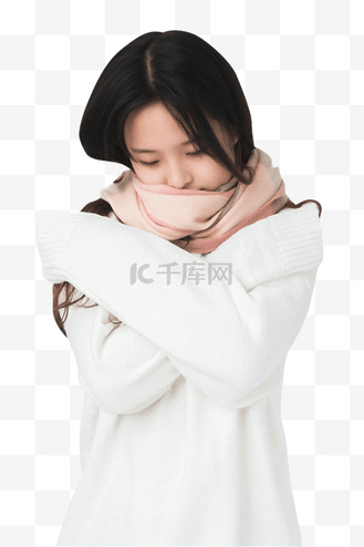 秋冬寒冷人物