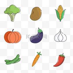 熟食店logo图片_食材蔬菜瓜果图标icon套图