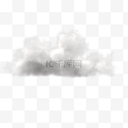 一片乌云图片_C4D立体乌云云彩