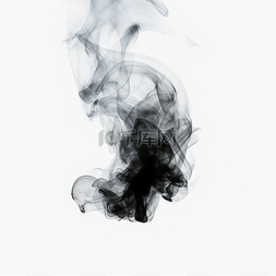 扁平烟雾图片_元素烟雾烟流体黑烟