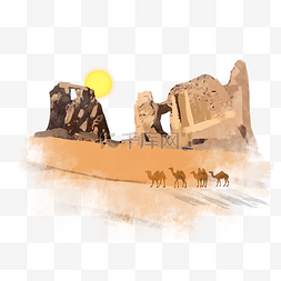 之路骆驼队