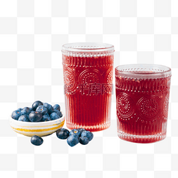 蓝莓汁水果饮品