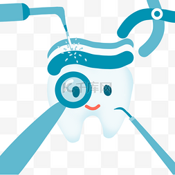 关爱健康图片_牙齿白色清洁修护检查