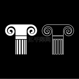 罗马柱子图片_柱子古风仿古古典柱子建筑元素柱