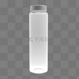3D立体透明玻璃瓶子