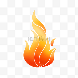 火焰图标图片_简单常用火焰图标