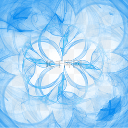 蓝色量图片_3d渲染抽象蓝色质感绚丽光效