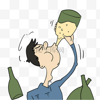 喝酒喝醉醉酒男子酗酒动图gif图片_喝酒喝醉醉酒男子酗酒动图gif素材