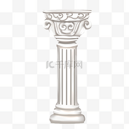 罗马柱拱形图片_欧式罗马柱柱头复古柱子