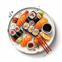 寿司日本料理图片_日本料理寿司拼盘