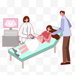 孕妇困惑图片_孕妇体检孕检妇科检查