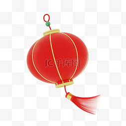 中国红色灯笼图片_中国风新年新春春节喜庆红色立体