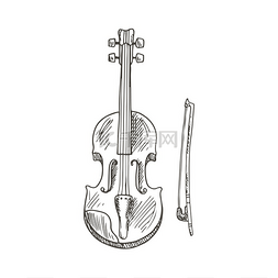 小提琴中提琴图片_大提琴孤立的小提琴小提琴与弓素