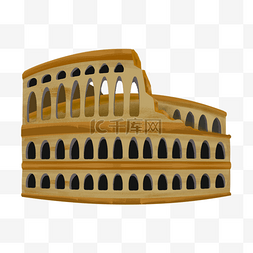 罗马斗兽场欧洲遗址宏伟建筑