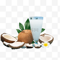 冰箱存储食品图片_椰子椰汁早上椰汁家里饮食