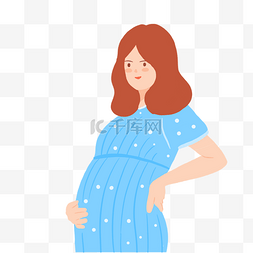 孕妇体重称图片_挺大肚子孕妇