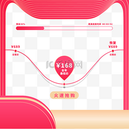 电商活动促销价格趋势主图