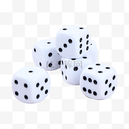 白色幸运骰子数字