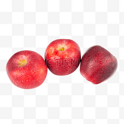 水晶嘎啦果图片_新鲜红苹果平安果