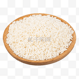 白色糯米米粒