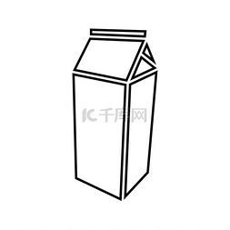 盒子牛奶图片_牛奶图标包装