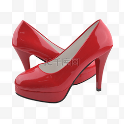 高跟鞋女装搭配红色