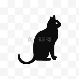 黑猫图片_黑猫轮廓