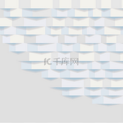 建筑宣传册图片_抽象的几何背景带纸带的多边形设